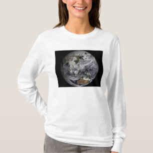 Wolkensimulation der vollen Erde T-Shirt