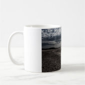 Wolkenstrand an der Nordsee Kaffeetasse (Links)