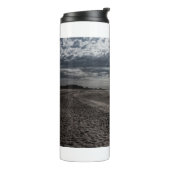 Wolkenstrand an der Nordsee Thermosbecher (Nach links gedreht)