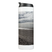 Wolkenstrand an der Nordsee Thermosbecher (Nach rechts gedreht)