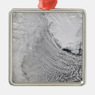 Wolkenstrassen im Labrador-Meer Silbernes Ornament