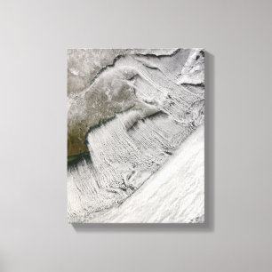 Wolkenstraßen weg weg Neu-England und vom Leinwanddruck