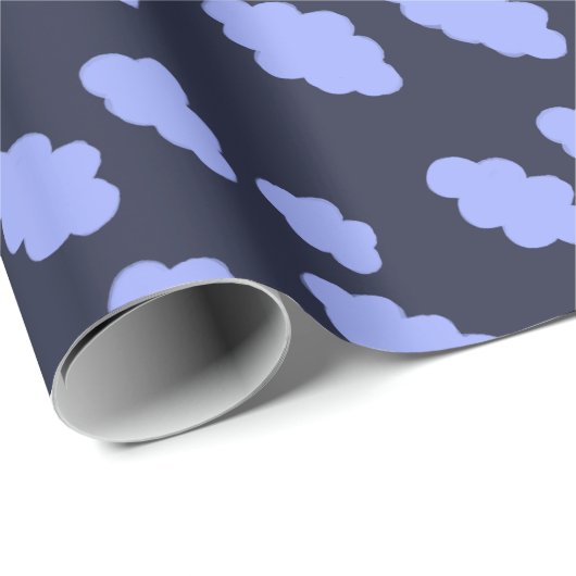 Wolkenumhüllungspapier Geschenkpapier (Rolleneckpunkt)