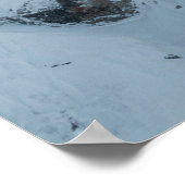 Wolkenuntergang Poster (Ecke)