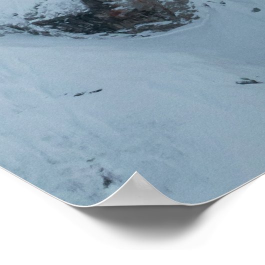 Wolkenuntergang Poster (Ecke)