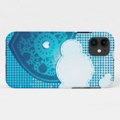 Wolkenuntergrund mit Herz, iPhone 5 Fall Case-Mate iPhone Hülle (Rückseite (Horizontal))