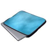 Wolkenuntergrundschmutztextur Laptopschutzhülle (Vorne Knopf)