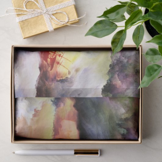 Wolkenverschiffung - Gewebepapier Seidenpapier (Geschenk)