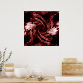 Wolkenverzerrungen 3 poster (Küche)