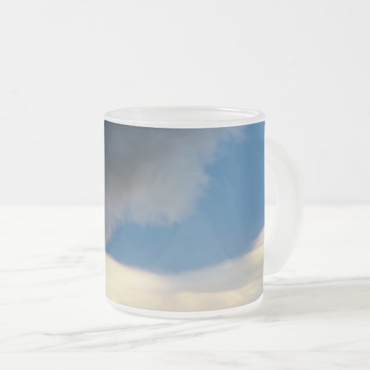 Wolkenvorhang Mattglastasse (VorderseiteRechts)