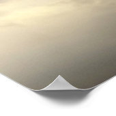 Wolkenvorhang Poster (Ecke)