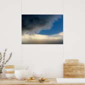 Wolkenvorhang Poster (Küche)