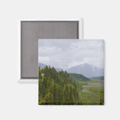 wolkig in Denali Magnet (Vorderseite/Rückseite)