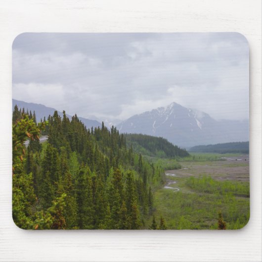 wolkig in Denali Mousepad (Vorne)