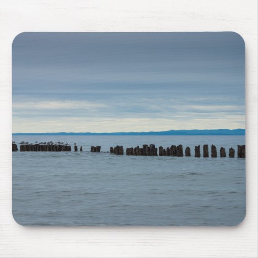 wolkig in der Whitefish Bay Mousepad (Vorne)