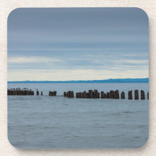 wolkig in der Whitefish Bay Untersetzer