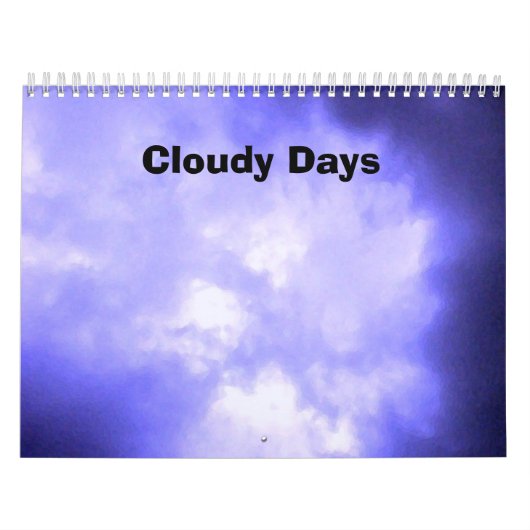 wolkige Tage Kalender (Titelbild)