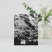 wolkiger Abend Postkarte (Stehend Vorderseite)