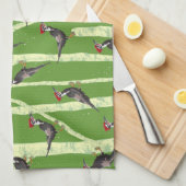 WOLKKER IN BÄUMENPATTER GESCHIRRTUCH (Viertel Falte)