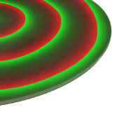 Woll, das Rot zu ändern? Blinkende grüne Spirale. Schneidebrett (Ecke)