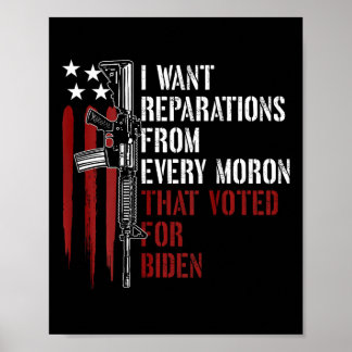 Woll der Wiedergutmachung von jedem Moron, der für Poster