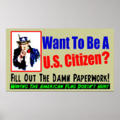 Woll, ein Bürger zu sein? Poster (Vorne)