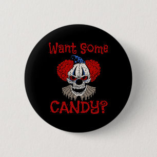 Woll ein wenig Beängstigenden kandy gestörten böse Button