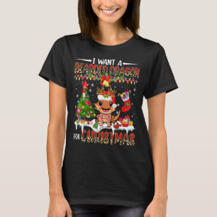 Woll einen bärtigen Drachen für den Weihnachtsbär  T-Shirt
