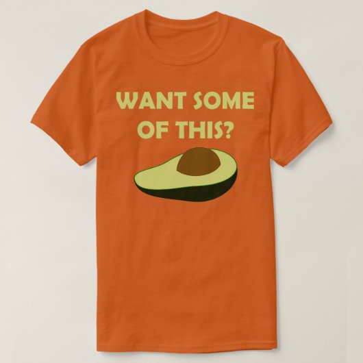 Woll einen Teil dieses Avocado T-Shirt (Design vorne)