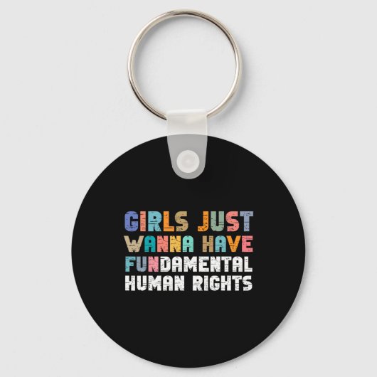 Woll einfach, Grundrechte-Feminis zu haben Schlüsselanhänger (Vorderseite)