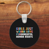Woll einfach, Grundrechte-Feminis zu haben Schlüsselanhänger (Vorderseite)
