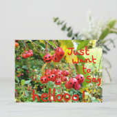 Woll einfach Hellooo zu sagen! Karte (Stehend Vorderseite)