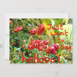 Woll einfach Hellooo zu sagen! Karte