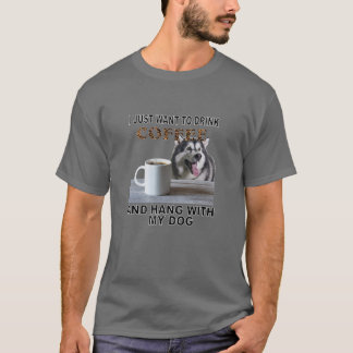 Woll einfach, um Kaffee zu trinken T-Shirt