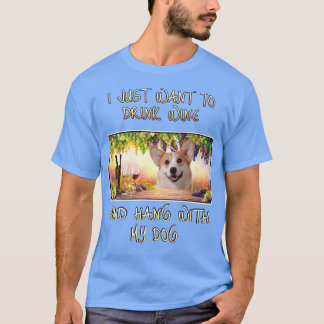 Woll einfach Wein & Hang W Pembroke Welsh Co. T-Shirt