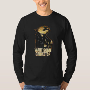 Woll einige Grillen Bartete Drache T-Shirt
