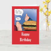 Woll Fries damit? Geburtskarte Karte (Gelbe Blume)