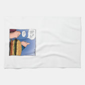 Woll Fries mit - Funny Cartoon Handtuch (Horizontal)