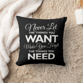 Woll gegen Bedarf Kissen