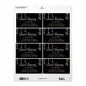 Woll Honey? Gold Honig Tropfen Schwarzes Etikett (Vorne)