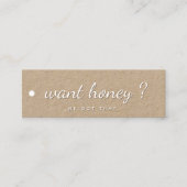 Woll Honey? Kraft Honeybeeper Tag (Vorderseite)