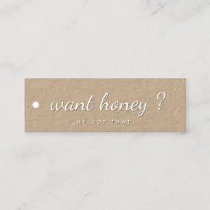 Woll Honey? Kraft Honeybeeper Tag