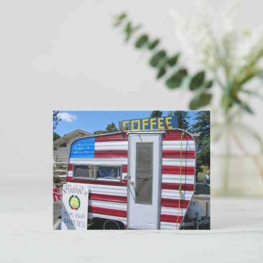 Woll Kaffee? Postkarte (Stehend Vorderseite)