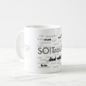 woll mehr...SO!Ärger. Tasse (Vorderseite Links)