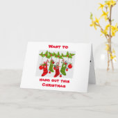 **WOLL MIT IHNEN AUSZUHOLEN** CHRISTMAS KARTE (Gelbe Blume)