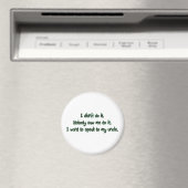 Woll, mit meinem Onkel zu sprechen Magnet (In Situ (Geschirrspüler))