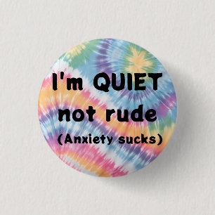 Woll nicht, das 3 cm lange Abzeichen zu sprechen Button