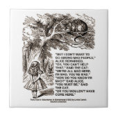 Woll nicht, unter den Müttern zu gehen Alice Chesh Fliese (Vorderseite)