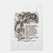 Woll nicht, unter den Müttern zu gehen Alice Wonde Küchentuch (Vertikal)