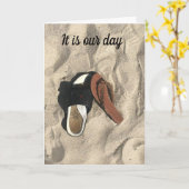 WOLL "PLAY FOOTSIE" AUF UNSEREM "ANNIVERSARY" KARTE (Gelbe Blume)